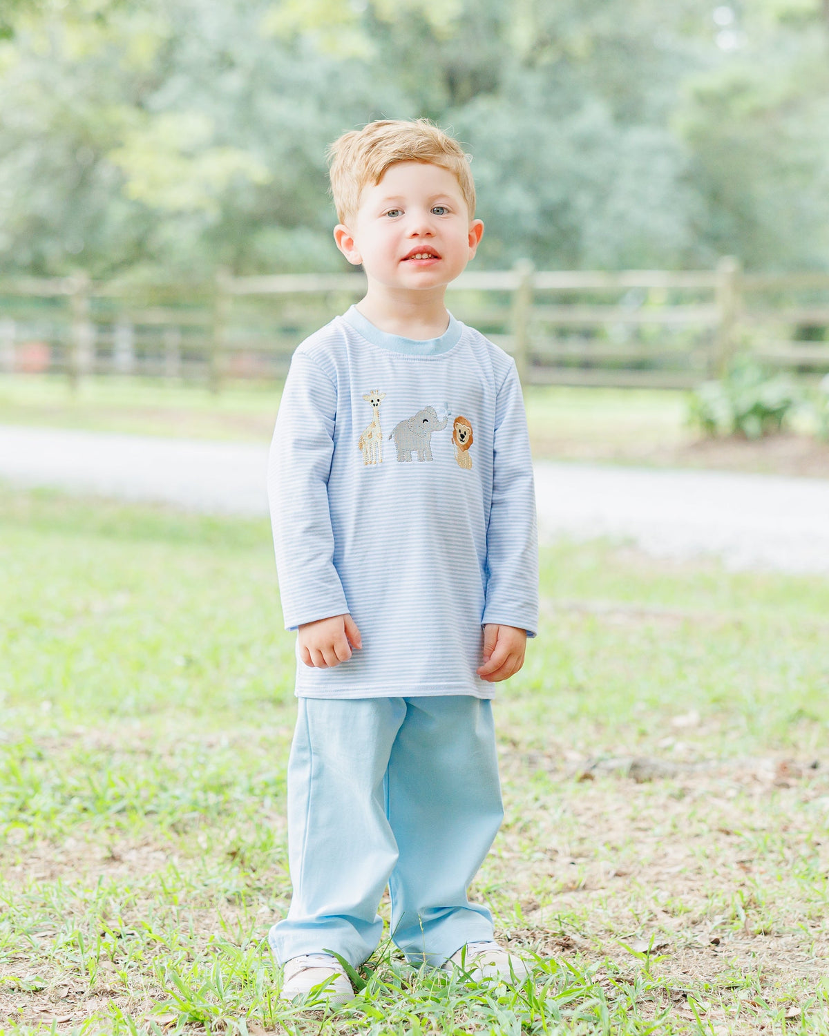 Jellybean by Smock Candy Zoo Crew Pants Set