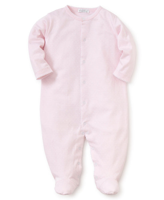 Simple Stripes Pink Zip Footie Kissy Kissy - Persnickety Shop
