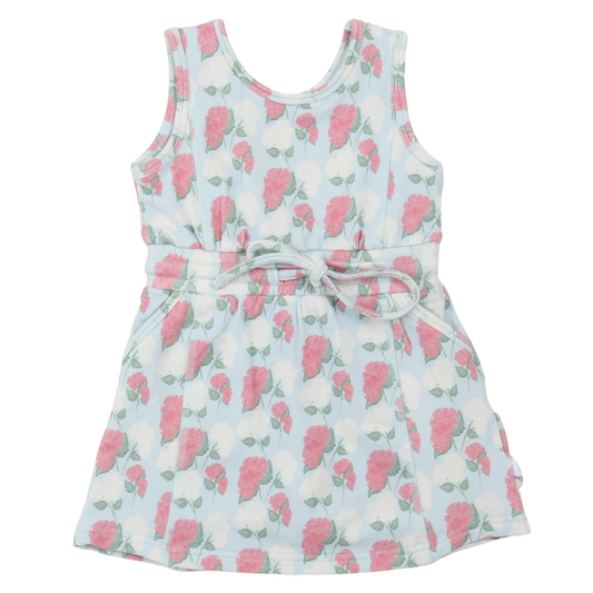 Hamner Hill  Girls Pink Hydrangea Skort Dress - Persnickety Shop