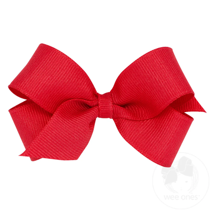 Wee Ones Mini Classic Grosgrain Hair Bow MANY COLORS - Persnickety Shop