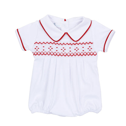 Magnolia Baby Henry Smocked Short Sleeve Bubble