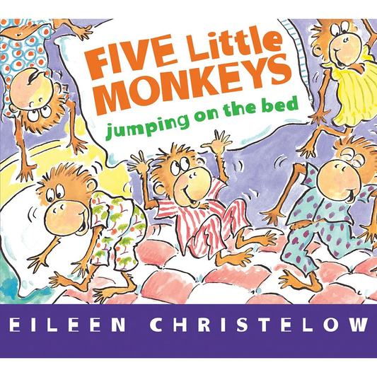 Five Little Monkeys Jumping on the Bed (Board Book) - Persnickety Shop