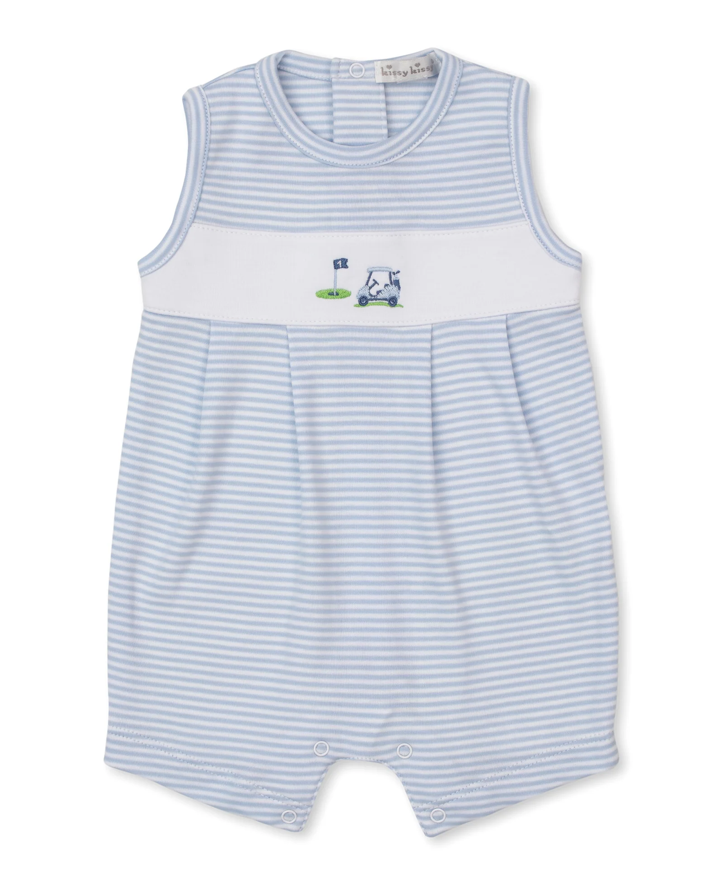 Kissy Kissy Golf Championship Sleeveless Stripe Playsuit - Persnickety Shop