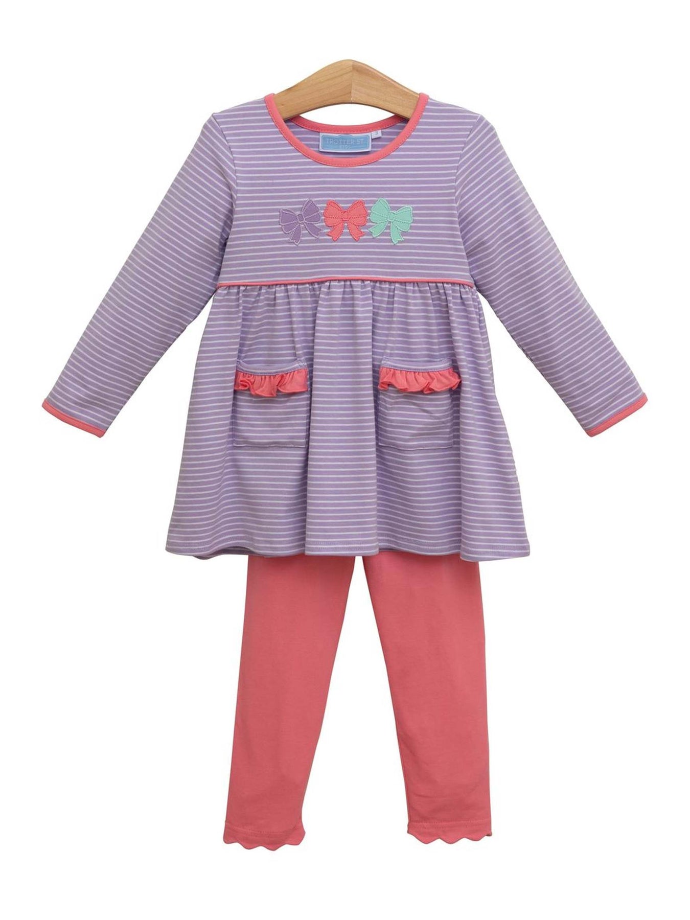 Trotters Street Kids Bows Pant Set - Persnickety Shop