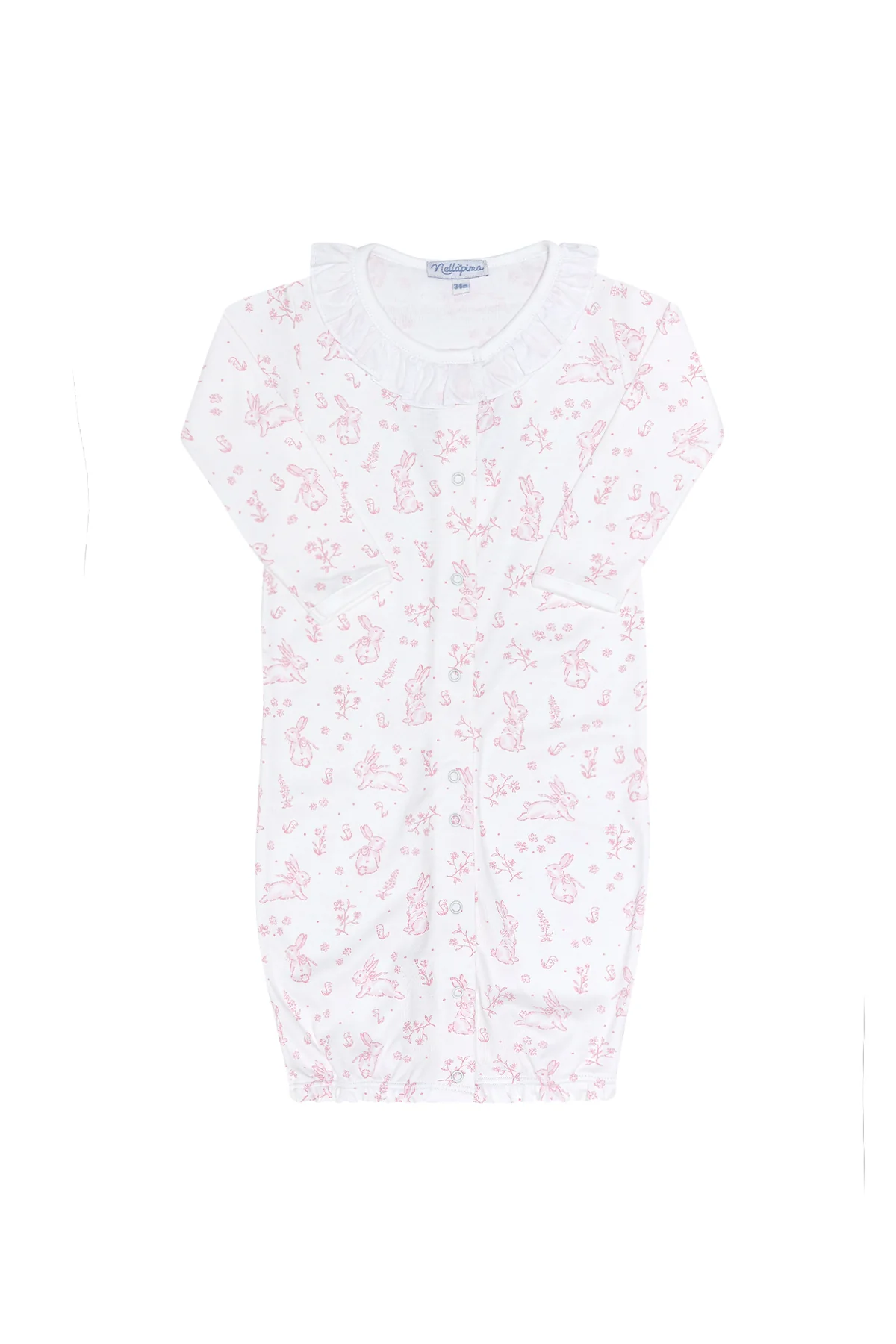 Nellapima Pink Bunny Toile Converter Gown - Persnickety Shop