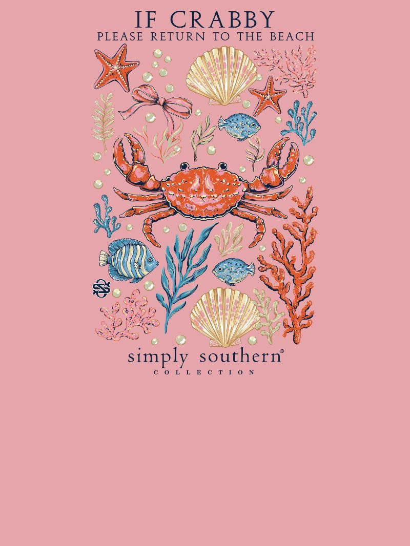 Simply Southern CRABBY- TEAROSE T-Shirt - Persnickety Shop