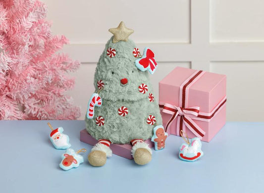 CHRISTMAS TREE PLUSH SET