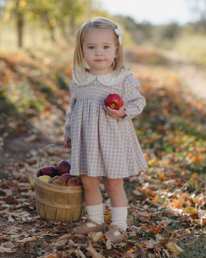 QUINCY MAE CALLIE DRESS BLUE GINGHAM