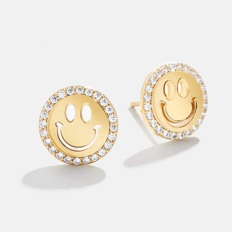 Baublebar All Smiles 18K Gold Kids' Earrings