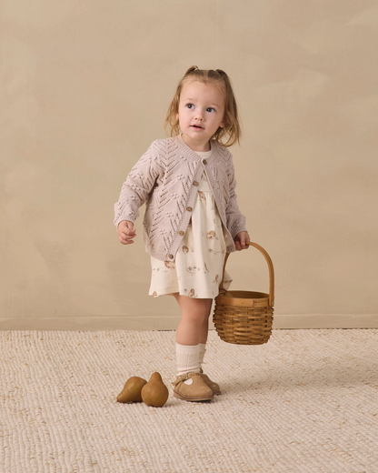 Quincy Mae LONG SLEEVE BABY DRESS TURKEY