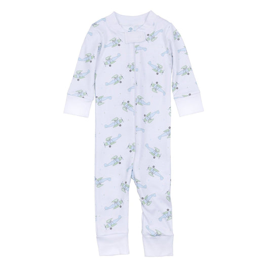 Magnolia Baby | Take Flight Zip Pajamas - Persnickety Shop
