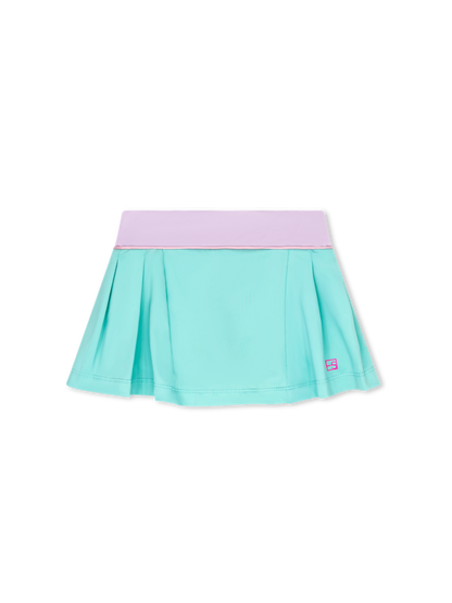 Set Athletics Sarah Skort - Totally Turquoise, Petal Purple - Persnickety Shop