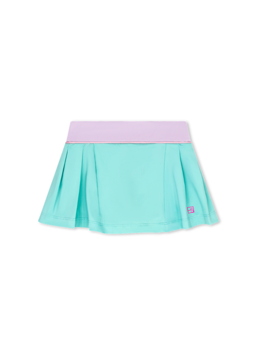 Set Athletics Sarah Skort - Totally Turquoise, Petal Purple - Persnickety Shop