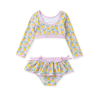 Swoon Pink Gingham and Lemon Bikini - Persnickety Shop