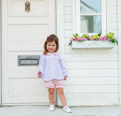 Trotter Street Kids Bows Bloomer Set