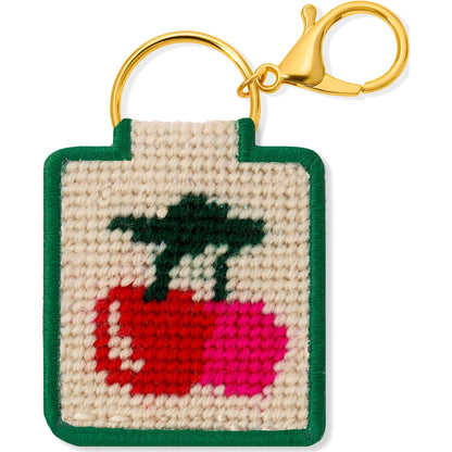 Lucky Feather Beginners Needlepoint Keychain Kit