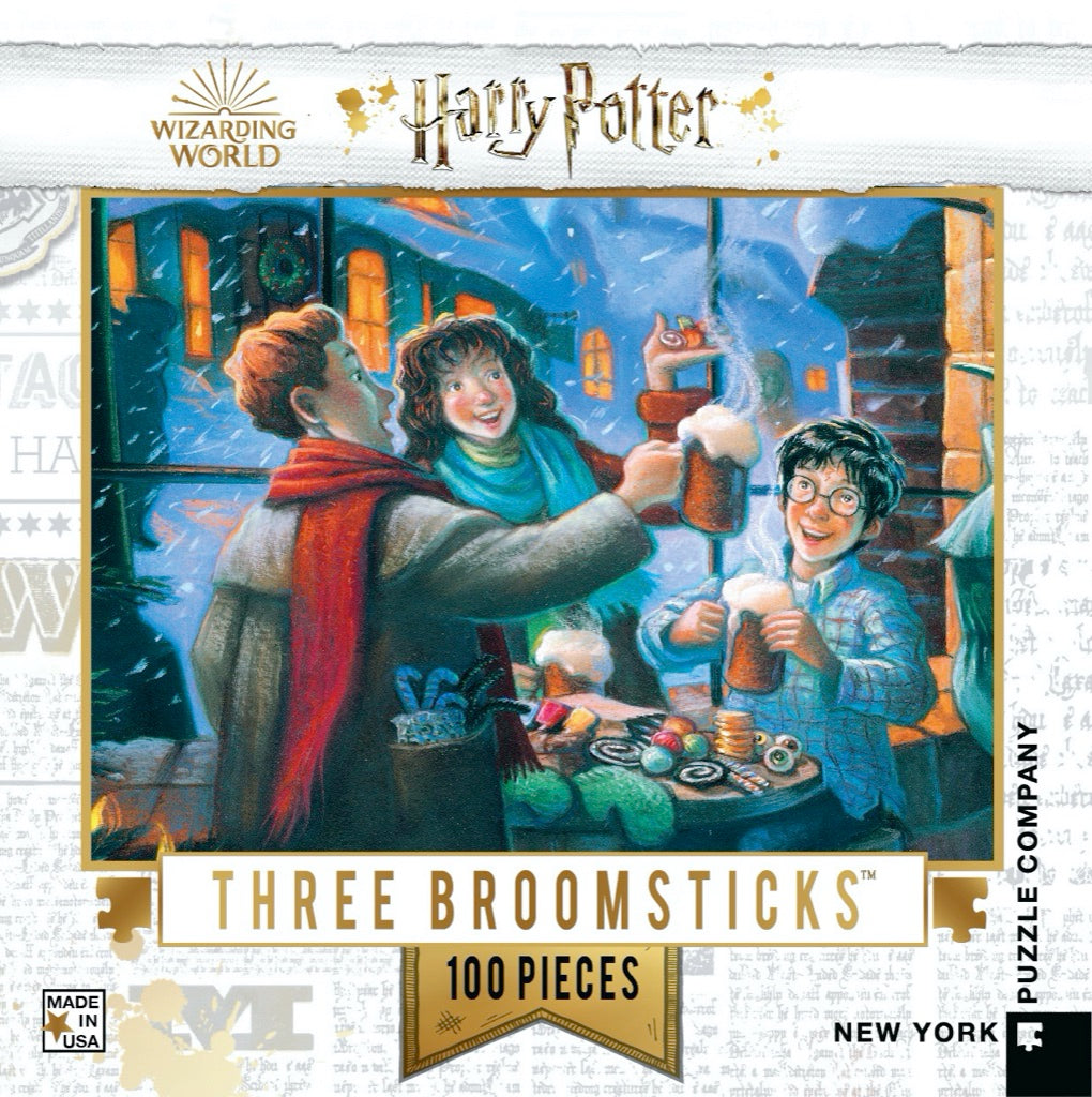 HARRY POTTER Three Broomsticks Mini 100 Piece Mini Puzzle - Persnickety Shop