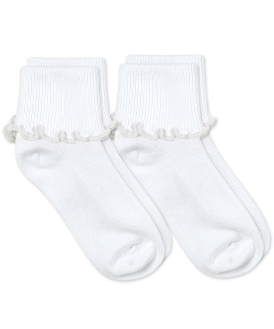 Jefferies Socks Ripple Edge Smooth Toe Turn Cuff Socks 2 Pair Pack - Persnickety Shop