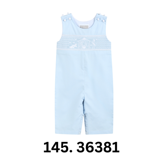Light Blue Nativity Overalls - Persnickety Shop