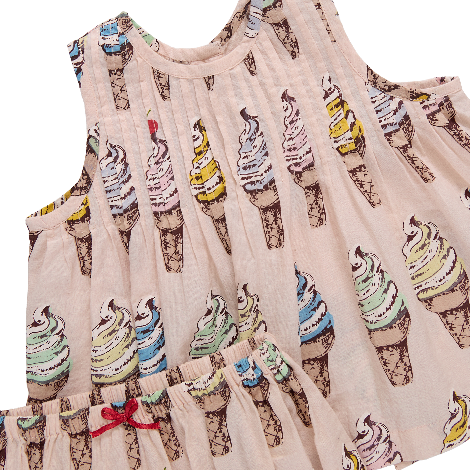 Pink Chicken - Baby Girls Jaipur 2-PC Set - Pink Soft Serve - Persnickety Shop