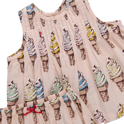Pink Chicken - Baby Girls Jaipur 2-PC Set - Pink Soft Serve - Persnickety Shop