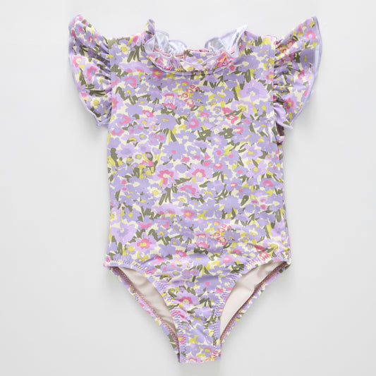 girls jennifer suit - allover sketched floral - Persnickety Shop
