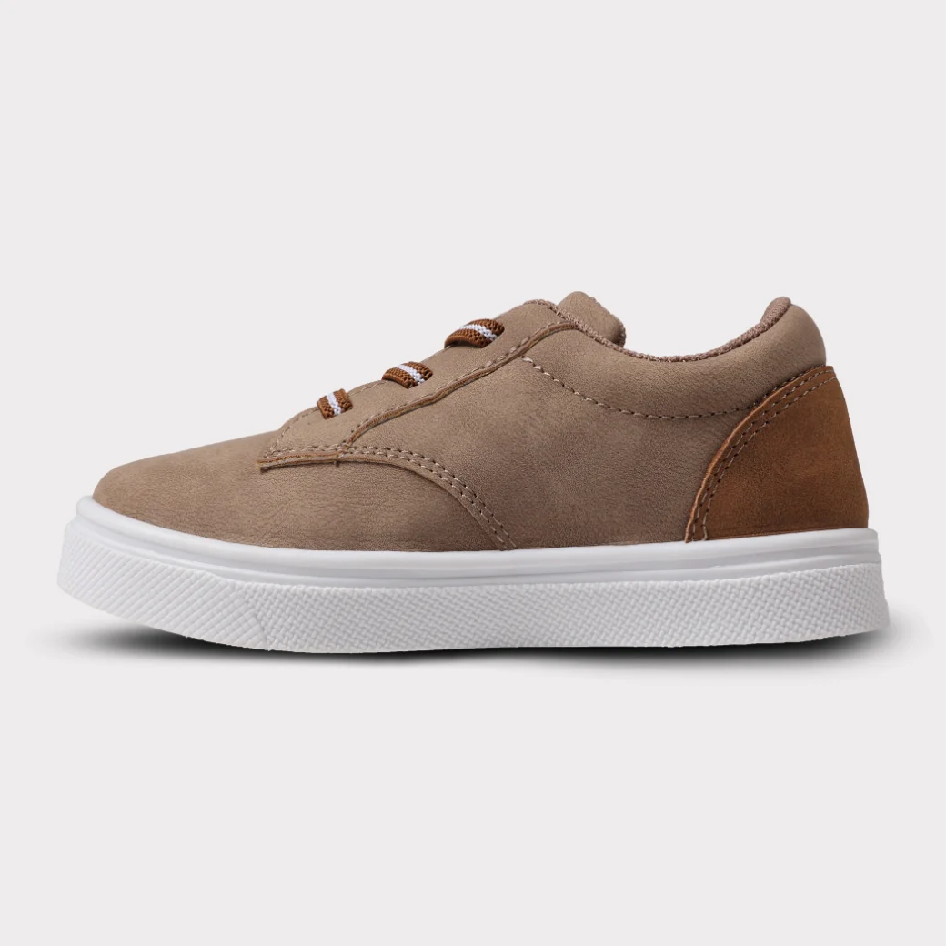 OOMPHIES JACE BOYS SLIP-ON SHOES TAN