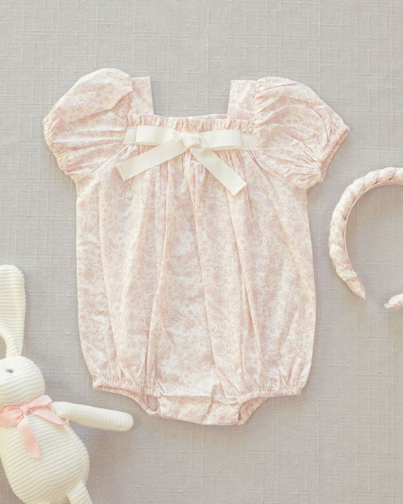 LYLA ROMPER LAVENDER FLORAL - Persnickety Shop