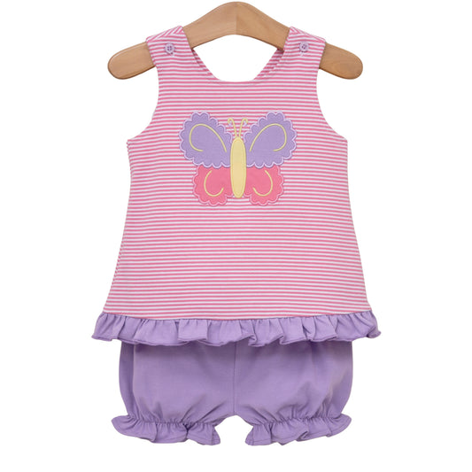 Jellybean Butterfly Kisses Swing Back Bloomer Set - Persnickety Shop