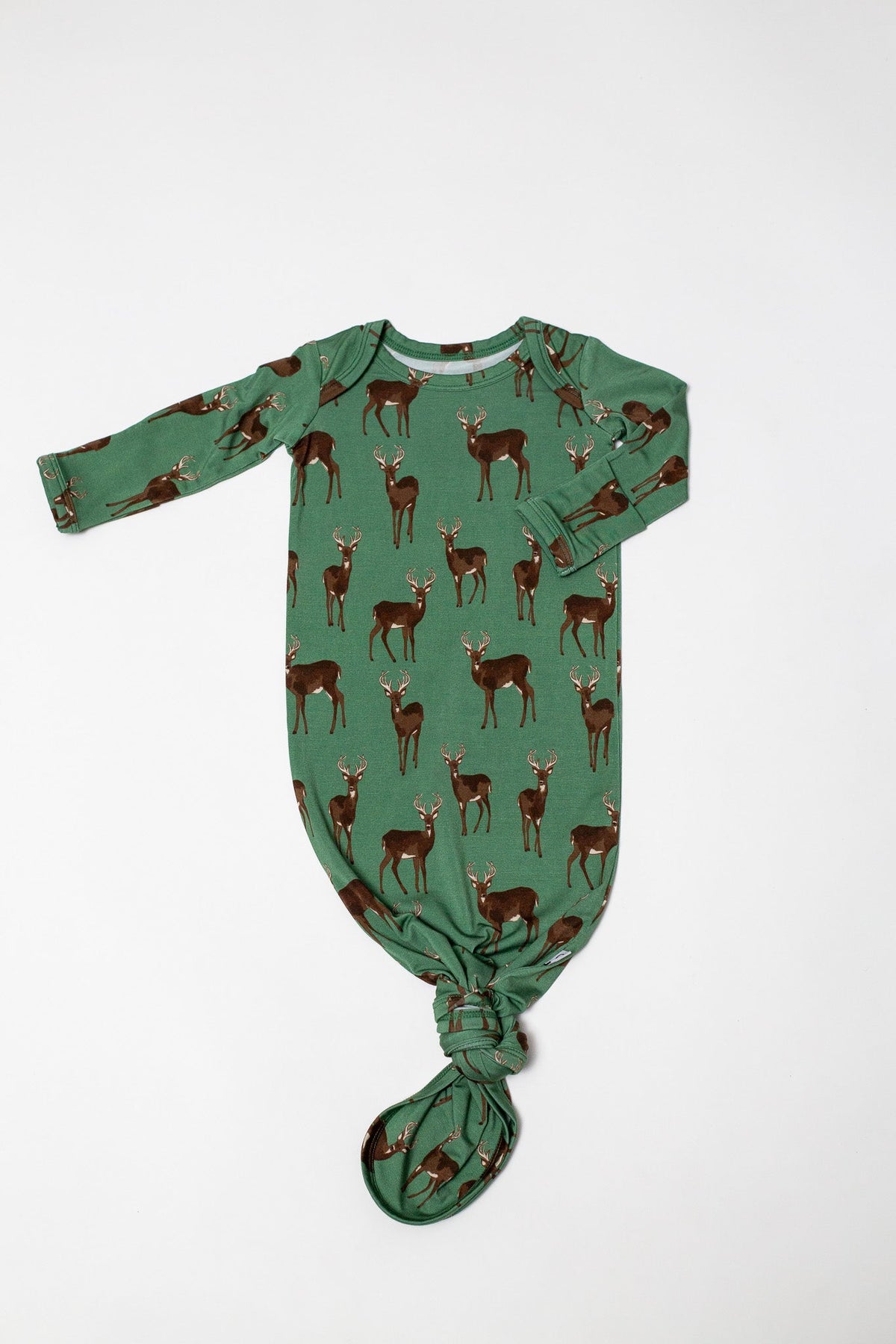 Goosies- Knotted Gown - Deer-0-3M