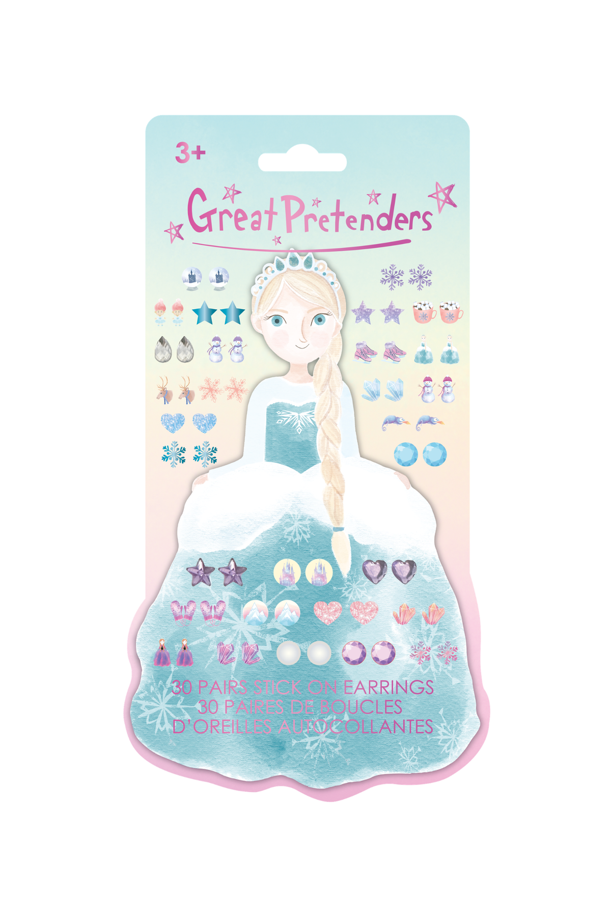 Great Pretenders Frosty Sticker Earrings
