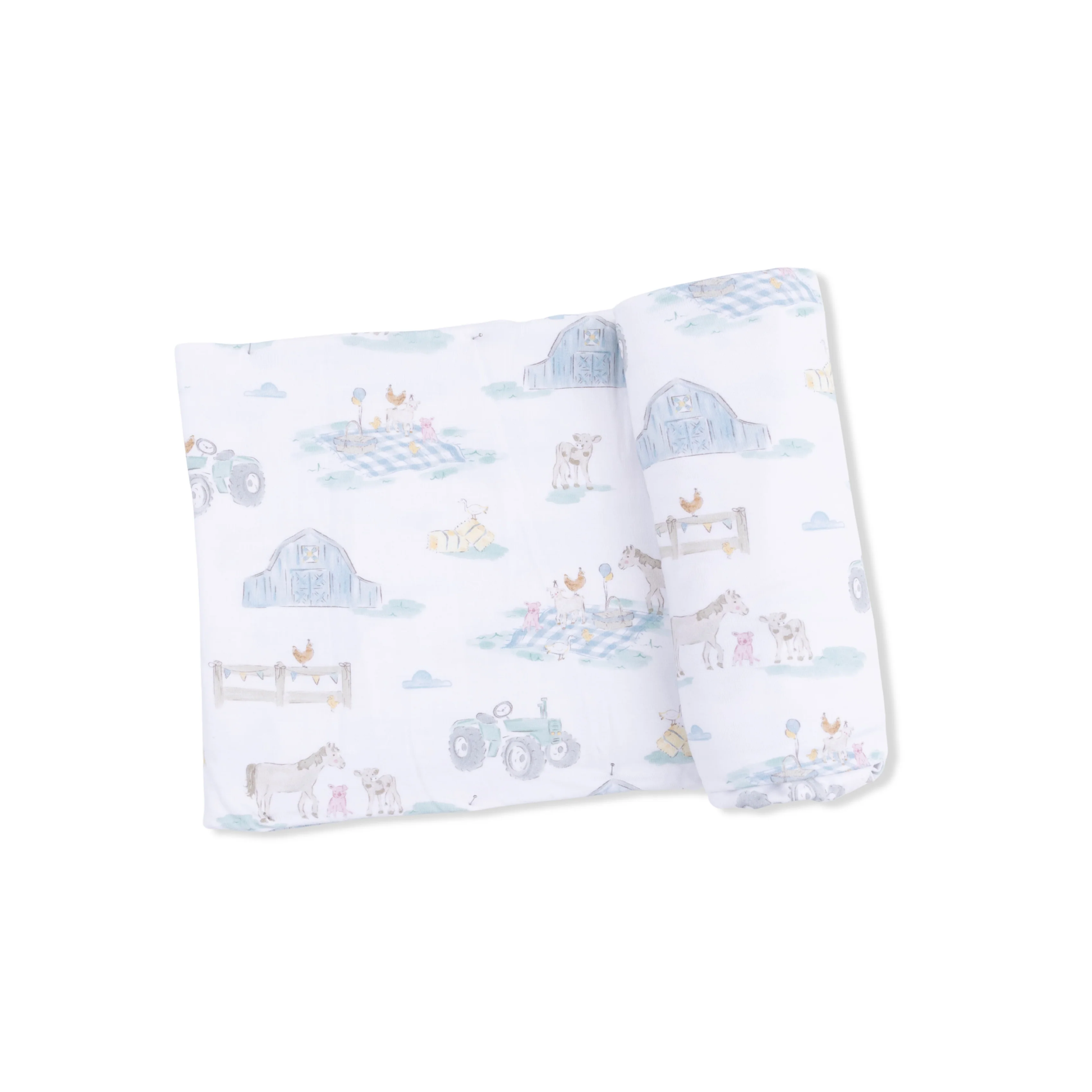 Farm Animal Party - Swaddle Blanket - Persnickety Shop