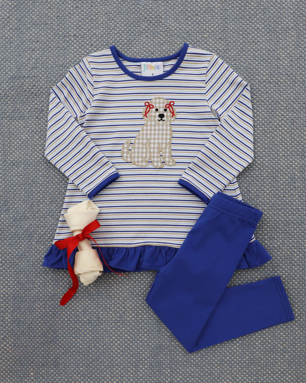 Jellybean by Smock Candy Doodle Days Ruffle Pants Set