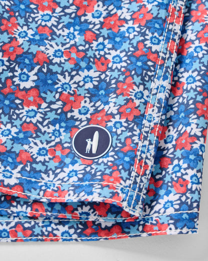 Johnnie-OThe Half Elastic 7" Surf Shorts  Freesia JR - Persnickety Shop