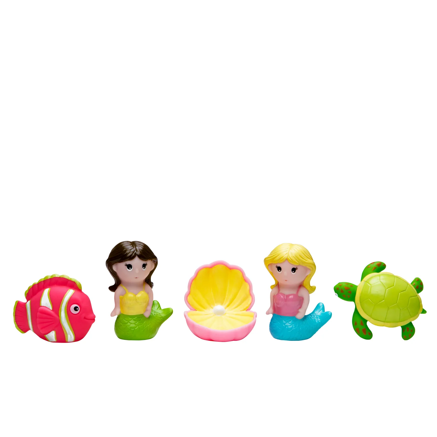 MERMAID PARTY SQUIRTIE BABY BATH TOYS