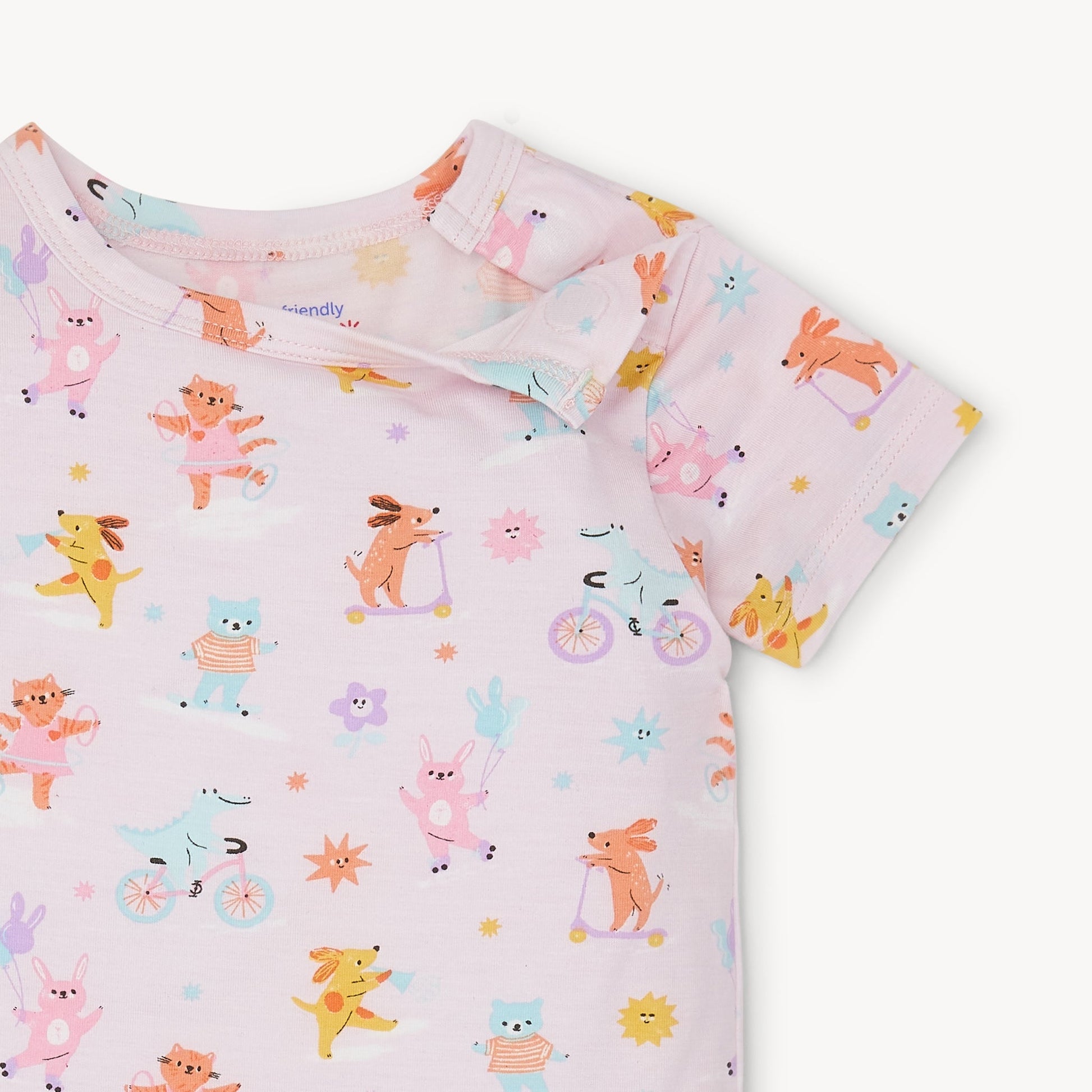 Magnetic Me  No Drama Pajama Short Sleeve Short Set - Persnickety Shop