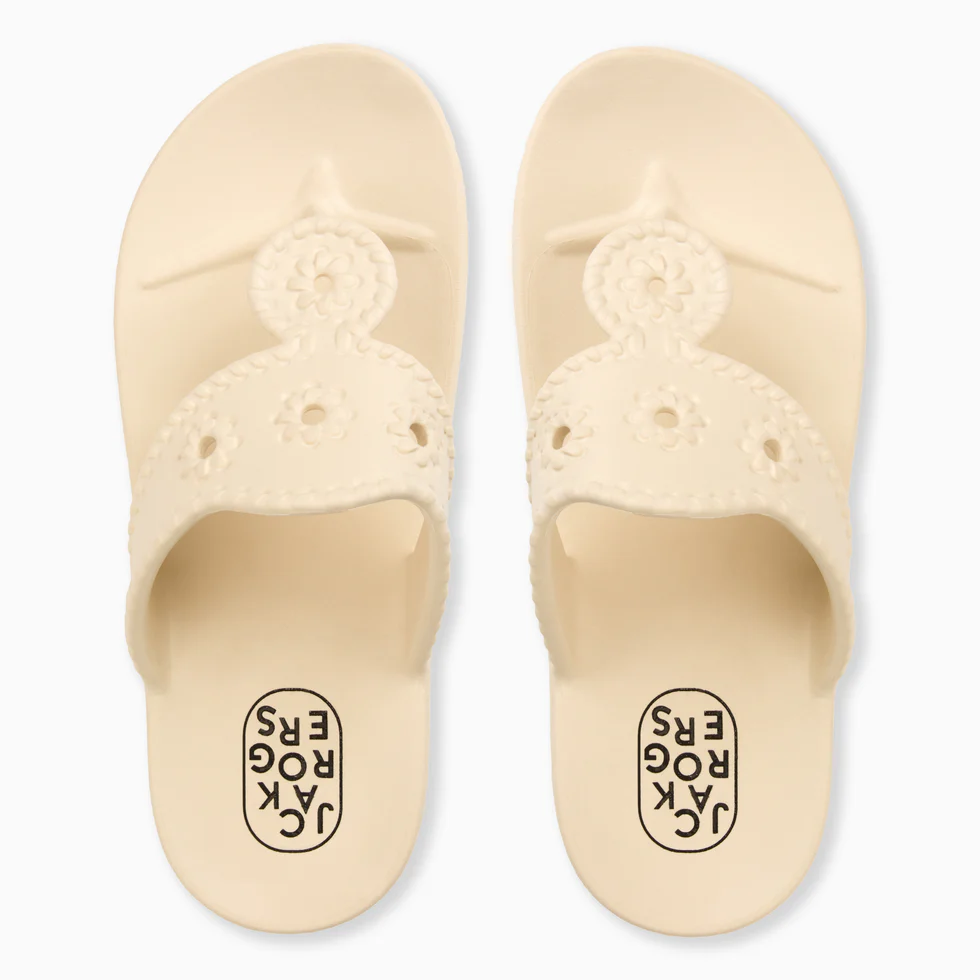 Jack Rogers Girls Eva Waterproof Sandal Cream - Persnickety Shop