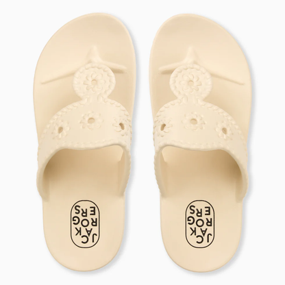 Jack Rogers Girls Eva Waterproof Sandal Cream - Persnickety Shop