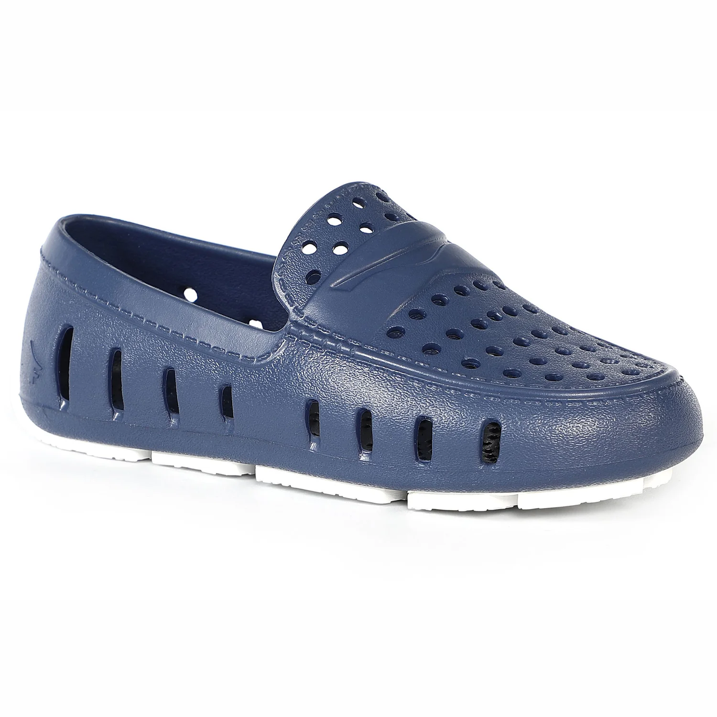 FLOAFERS PRODIGY DRIVER - KIDS- Navy Peony/Bright White - Persnickety Shop