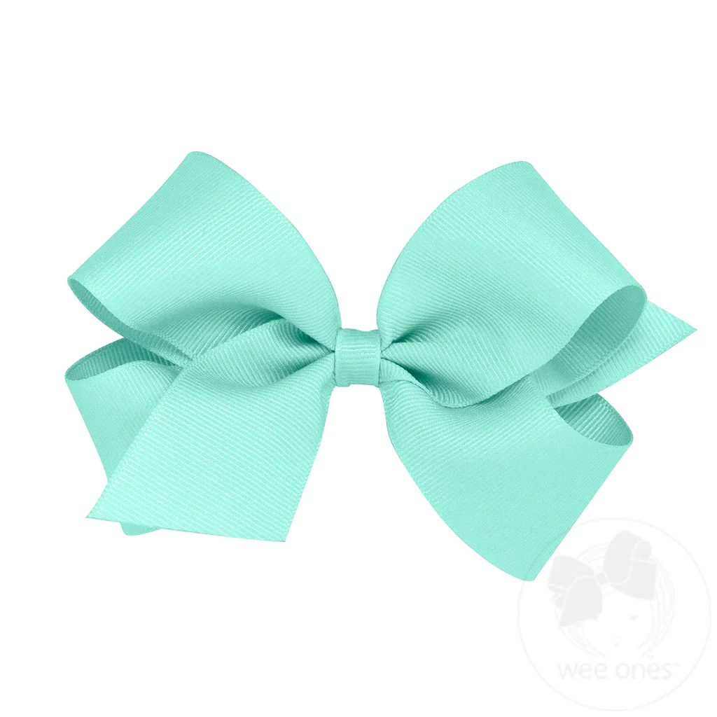 Wee Ones King Classic Grosgrain Hair Bow MANY COLORS - Persnickety Shop