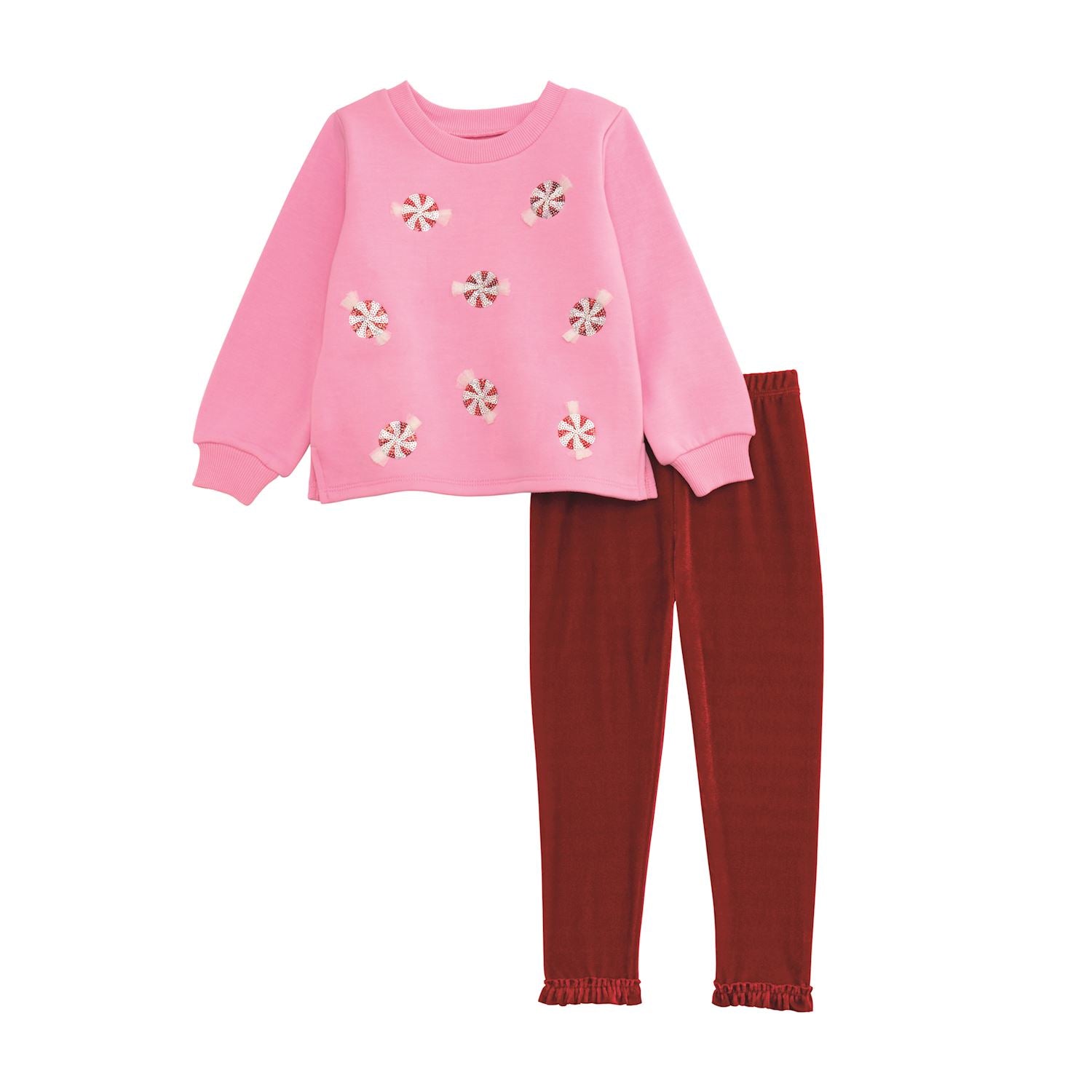 PEPPERMINT SWEATSHIRT & LEGGING SET - Persnickety Shop