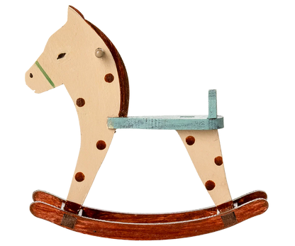 Maileg NEW Rocking horse, Mouse - Spotted