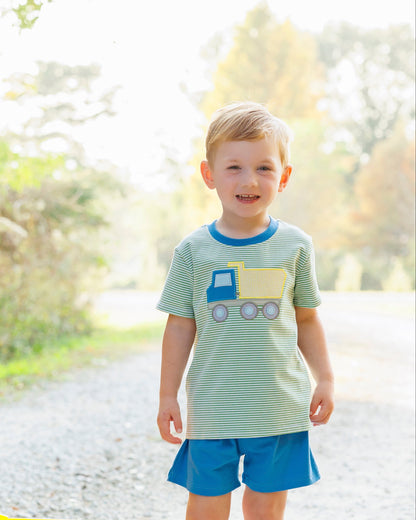 Jellybean Boy's Dump Truck Short Set - Persnickety Shop