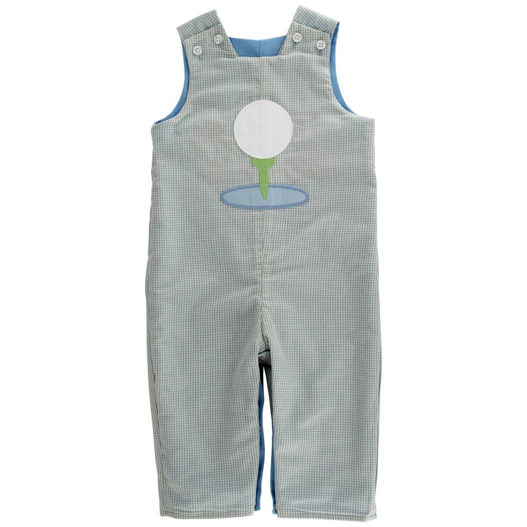 PRE-ORDER Bailey Boys Gingerbread Express Reversible John John - Persnickety Shop