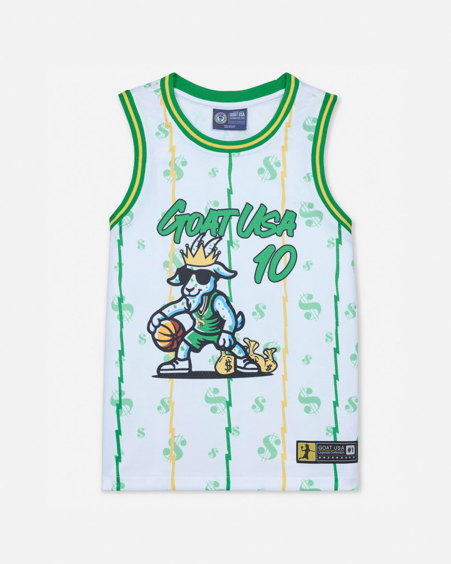 GOAT USA Kids' Cash Money Basketball Jersey - Persnickety Shop