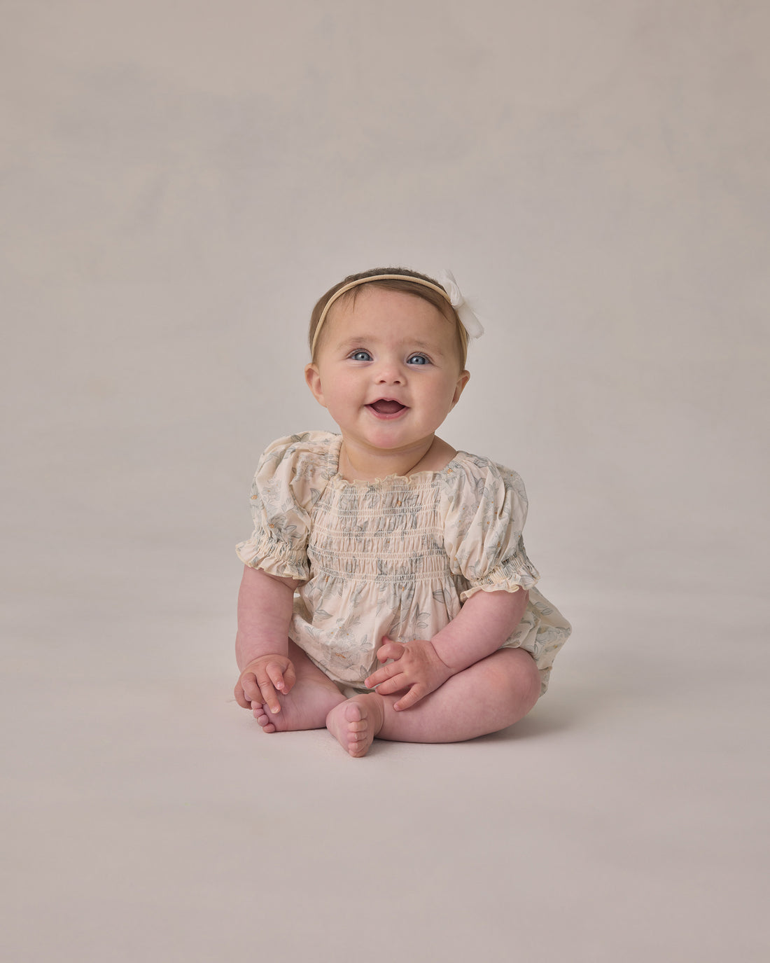 Noralee HAZEL ROMPER MIST ENGLISH ROSE - Persnickety Shop