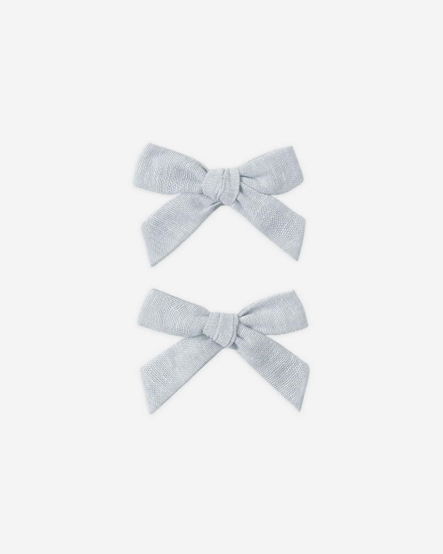 RYLEE + CRU Bows, Set Of 2 Heathered Light Blue - Persnickety Shop