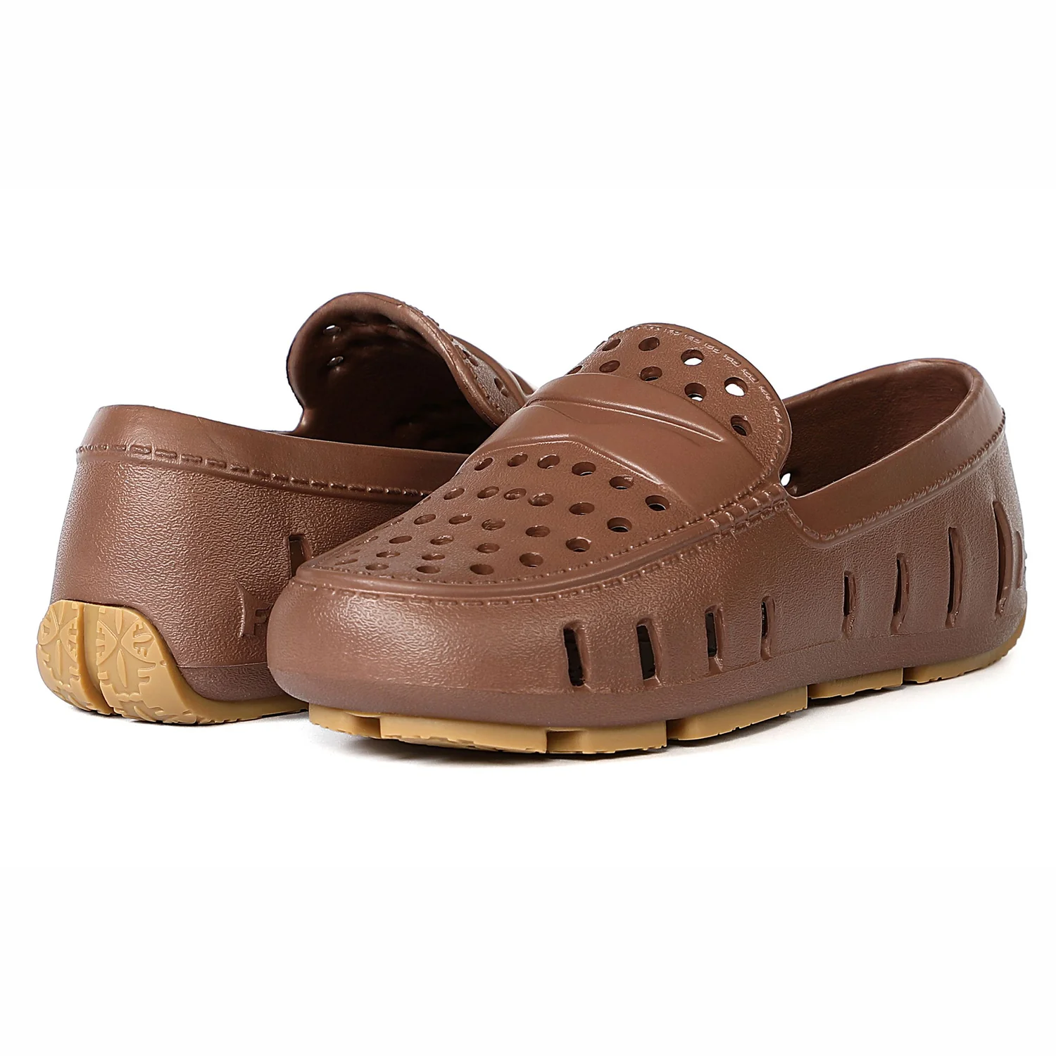 FLOAFERS PRODIGY DRIVER - KIDS- Driftwood Brown/Gum - Persnickety Shop