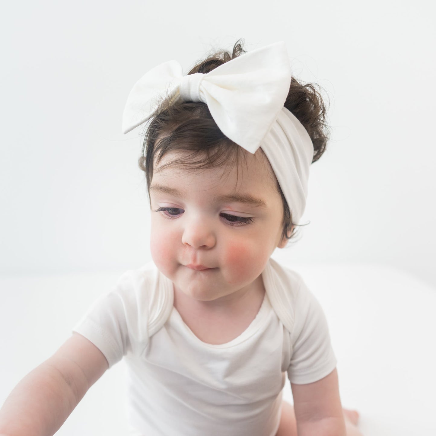 Kyte Bow Headband in Cloud - Persnickety Shop
