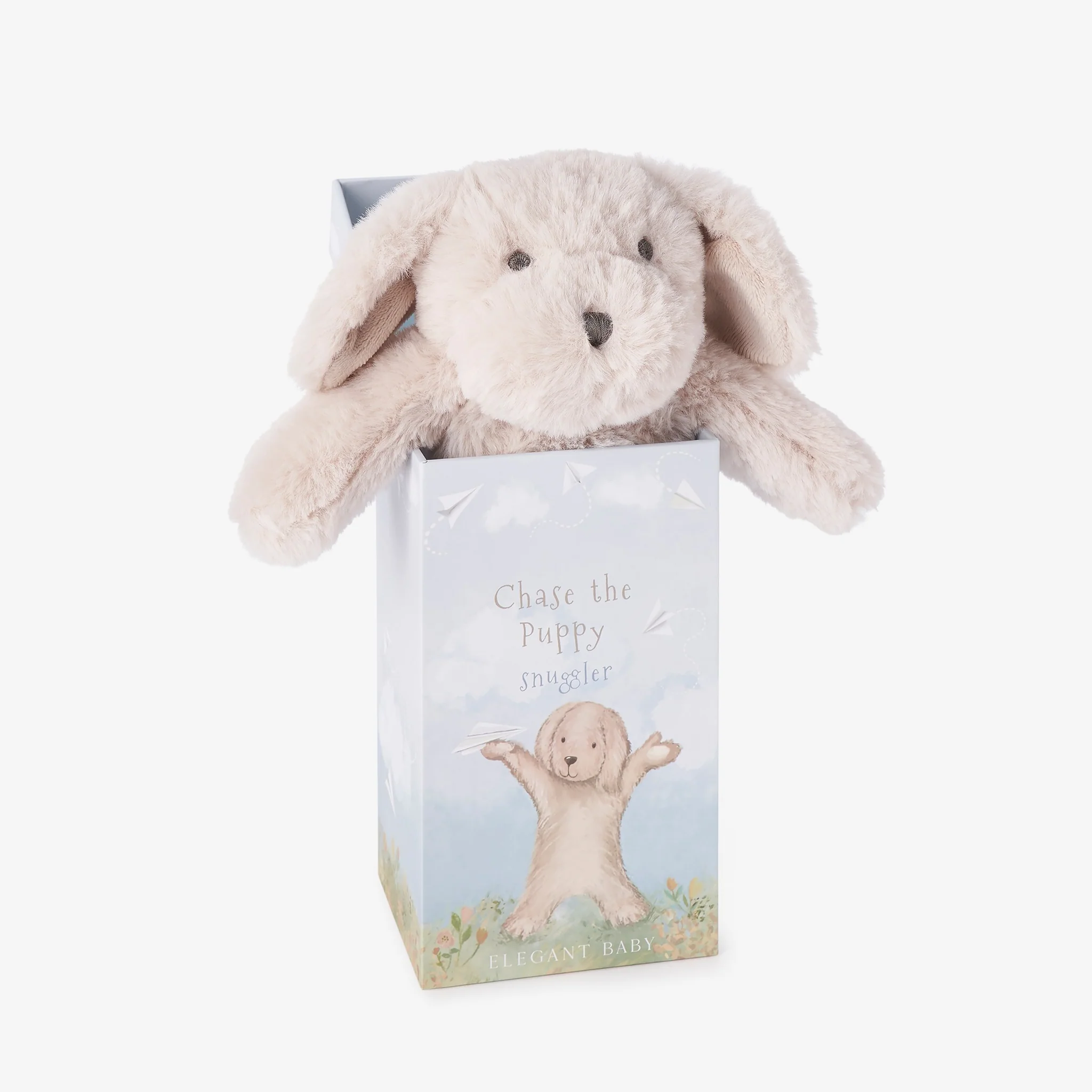 CHASE THE PUPPY SNUGGLER PLUSH SECURITY BLANKET W/ GIFT BOX